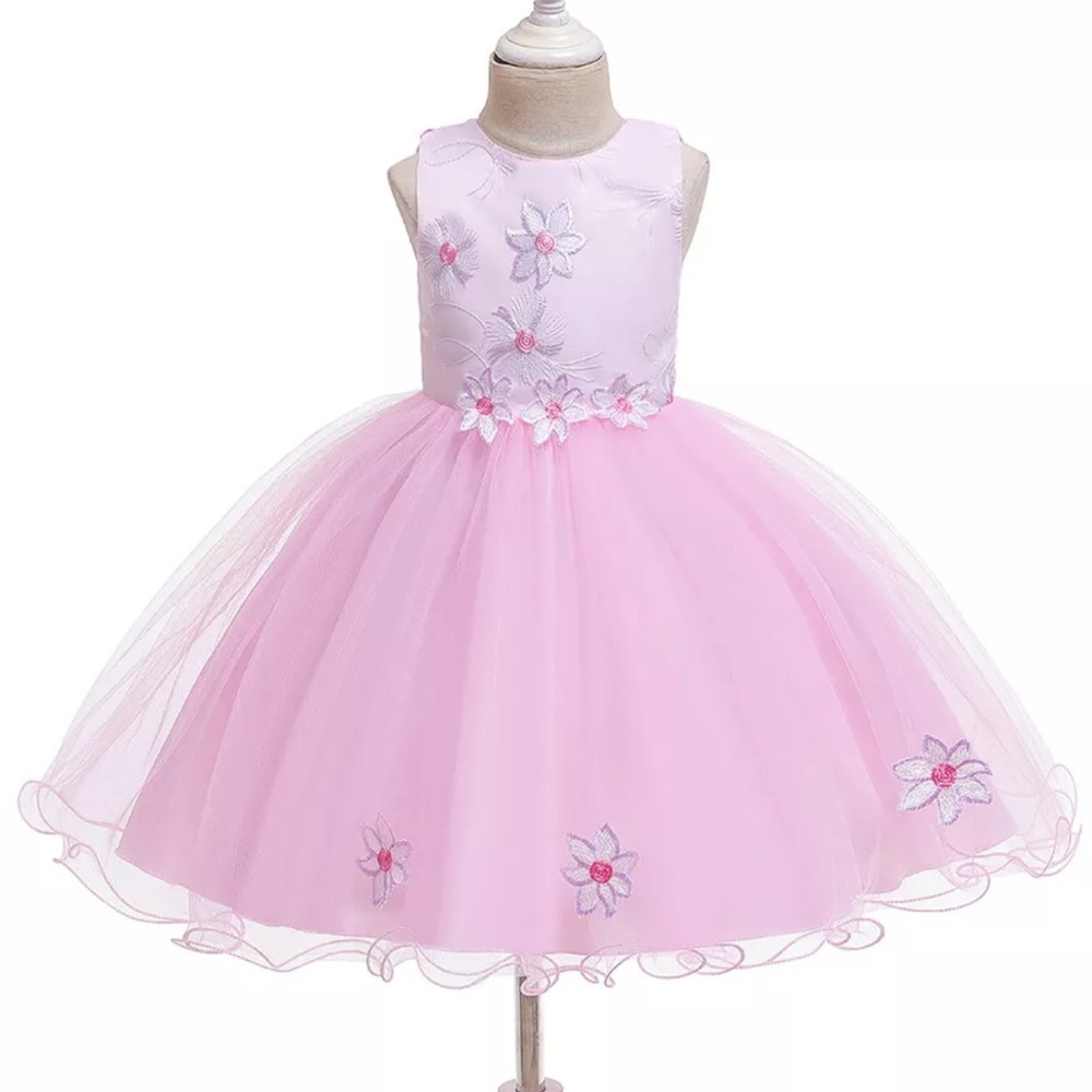NWT Pink Tulle little girls dress 👗